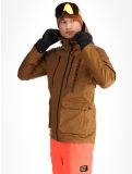 Miniatura Superdry, Ski Peak Rescue chaqueta de esquí hombres Tobacco Brown Marl marrón 