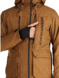 Miniatura Superdry, Ski Peak Rescue chaqueta de esquí hombres Tobacco Brown Marl marrón 