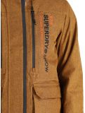 Miniatura Superdry, Ski Peak Rescue chaqueta de esquí hombres Tobacco Brown Marl marrón 