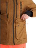 Miniatura Superdry, Ski Peak Rescue chaqueta de esquí hombres Tobacco Brown Marl marrón 