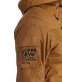 Miniatura Superdry, Ski Peak Rescue chaqueta de esquí hombres Tobacco Brown Marl marrón 