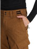 Miniatura Superdry, Ski Peak Rescue pantalones de esquí hombres Tobacco Brown Marl marrón 