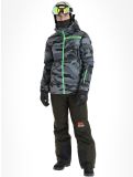 Miniatura Superdry, Ski Radar Pro Puffer chaqueta de esquí hombres Dark Grey Tiger Camo gris 