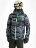 Miniatura Superdry, Ski Radar Pro Puffer chaqueta de esquí hombres Dark Grey Tiger Camo gris 