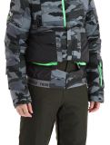 Miniatura Superdry, Ski Radar Pro Puffer chaqueta de esquí hombres Dark Grey Tiger Camo gris 