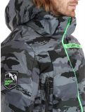 Miniatura Superdry, Ski Radar Pro Puffer chaqueta de esquí hombres Dark Grey Tiger Camo gris 