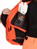 Miniatura Superdry, Ski Slalom Puffer chaqueta de esquí mujeres Volcanic Coral rosa 