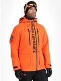 Miniatura Superdry, Ski Ultimate Rescue chaqueta de esquí hombres Flame Orange naranja 