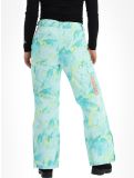 Miniatura Superdry, Ski Ultimate Rescue pantalones de esquí mujeres Abstract Teal Lime verde 