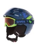 Miniatura Uvex, Viti Set + Speedy Pro casco niños Blue Puzzle azul 