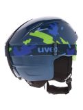 Miniatura Uvex, Viti Set + Speedy Pro casco niños Blue Puzzle azul 