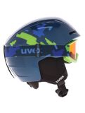 Miniatura Uvex, Viti Set + Speedy Pro casco niños Blue Puzzle azul 