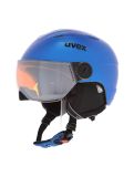 Miniatura Uvex, Junior Visor Pro casco con visera niños mat cobalt azul 