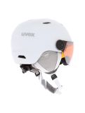 Miniatura Uvex, Junior Visor Pro casco con visera niños mat blanco 