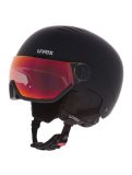 Miniatura Uvex, Wanted Visor casco con visera unisex Black Matt/ Mirror Red negro 