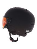 Miniatura Uvex, Wanted Visor casco con visera unisex Black Matt/ Mirror Red negro 