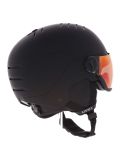 Miniatura Uvex, Wanted Visor casco con visera unisex Black Matt/ Mirror Red negro 