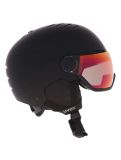 Miniatura Uvex, Wanted Visor casco con visera unisex Black Matt/ Mirror Red negro 