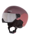 Miniatura Uvex, Wanted Visor casco con visera unisex Bramble Antique Rose Matt / Mirror Silver púrpura, rosa 