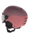 Miniatura Uvex, Wanted Visor casco con visera unisex Bramble Antique Rose Matt / Mirror Silver púrpura, rosa 