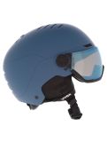 Miniatura Uvex, Wanted Visor casco con visera unisex Stone Blue / Mirror Blue azul 