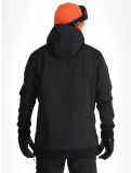 Miniatura Watts, ORBITAL chaqueta de esquí softshell hombres Black / Fluo Orange naranja, negro 