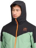 Miniatura Watts, STORM chaqueta de esquí hombres Sage / Fluo Orange naranja, verde 