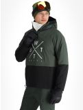 Miniatura Watts, XMETOD anorak hombres Green / Black negro, verde 