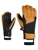 Miniatura Ziener, Ganzenberg AS AW guantes de esquí hombres Black / Tan marrón, negro 