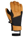 Miniatura Ziener, Ganzenberg AS AW guantes de esquí hombres Black / Tan marrón, negro 