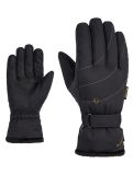 Miniatura Ziener, Kahli PR Lady guantes de esquí mujeres Black Gold Art Goud, negro 