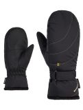 Miniatura Ziener, Kahlia PR Mitten Lady guantes mujeres Black Gold Art Goud, negro 