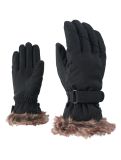 Miniatura Ziener, Kim Lady guantes de esquí mujeres Black-Stru negro 