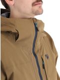 Miniatura Ziener, Tahan chaqueta de esquí hardshell hombres Walnut marrón 