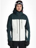 Miniatura Ziener, Taponga chaqueta de esquí hombres Dark Jungle blanco, verde 