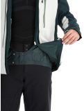 Miniatura Ziener, Taponga chaqueta de esquí hombres Dark Jungle blanco, verde 