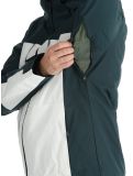 Miniatura Ziener, Taponga chaqueta de esquí hombres Dark Jungle blanco, verde 