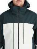 Miniatura Ziener, Taponga chaqueta de esquí hombres Dark Jungle blanco, verde 