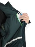 Miniatura Ziener, Taponga chaqueta de esquí hombres Dark Jungle blanco, verde 