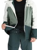 Miniatura Ziener, Timbarra chaqueta de esquí hombres Dark Jungle blanco, verde 