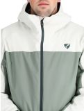 Miniatura Ziener, Timbarra chaqueta de esquí hombres Dark Jungle blanco, verde 