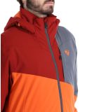 Miniatura Ziener, Timpa chaqueta de esquí hombres Burnt Orange gris, naranja, rojo 