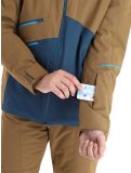 Miniatura Ziener, Toaca chaqueta de esquí hombres Walnut Dob gris, marrón 