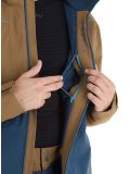 Miniatura Ziener, Toaca chaqueta de esquí hombres Walnut Dob gris, marrón 