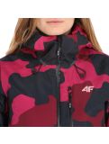 Miniatura 4F, H4Z20-KUDS001 chaqueta de esquí mujeres camouflage púrpura