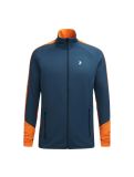 Miniatura Peak Performance, Rider Zip chaleco hombres steel azul 