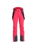 Miniatura Kilpi, Rhea-W pantalones de esquí softshell tallas extra grandes mujeres rosa