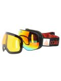 Miniatura Cairn, Focus Otg gafas de esquí unisex Mat Black Orange Mirror naranja, negro 