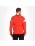 Miniatura Spyder, Wengen Encore Full Zip chaleco hombres volcano rojo