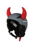 Miniatura Hoxyheads, Hoxy Ears cubierta de casco unisex Devil rojo 